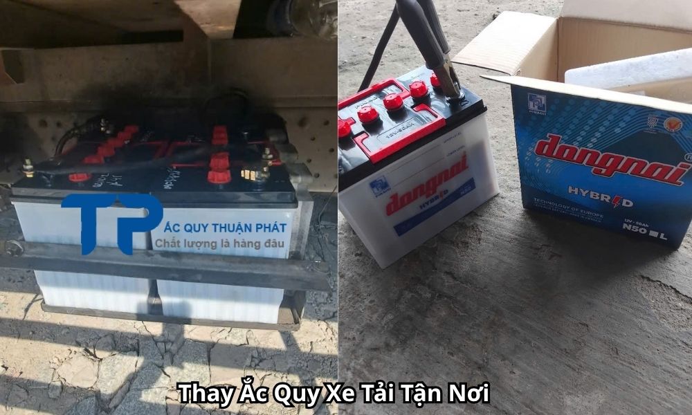 Thay Ắc Quy Xe Tải Tận Nơi