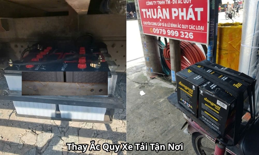 Thay Ắc Quy Xe Tải Tận Nơi