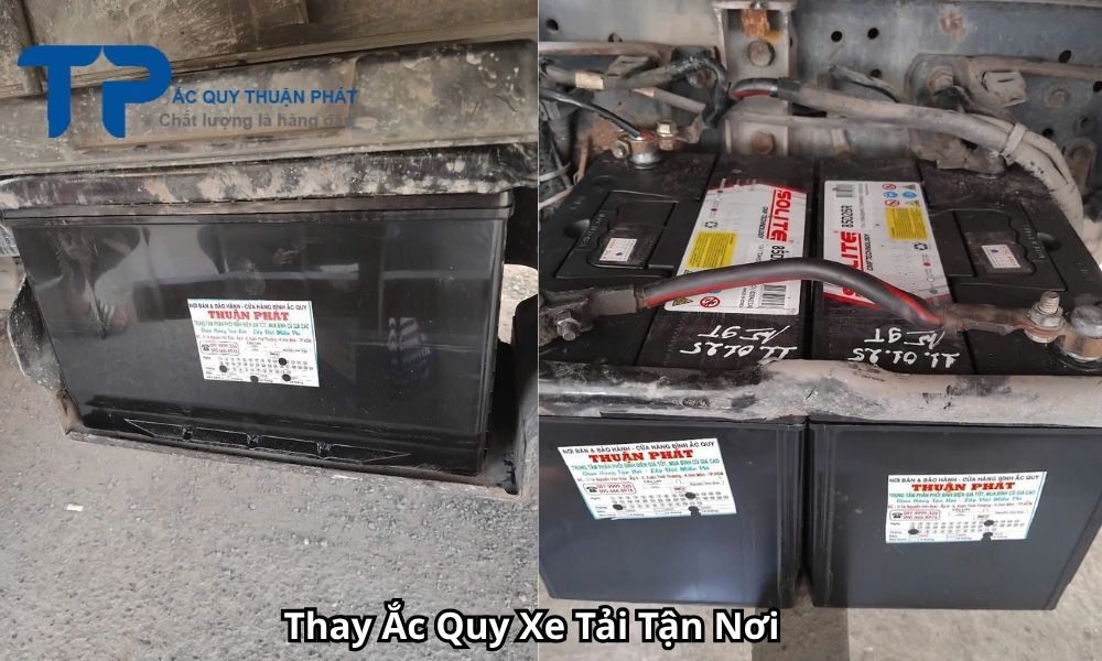Thay Ắc Quy Xe Tải Tận Nơi
