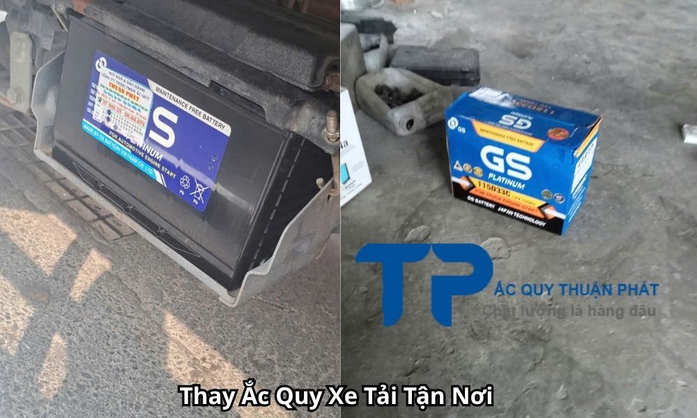Thay Ắc Quy Xe Tải Tận Nơi