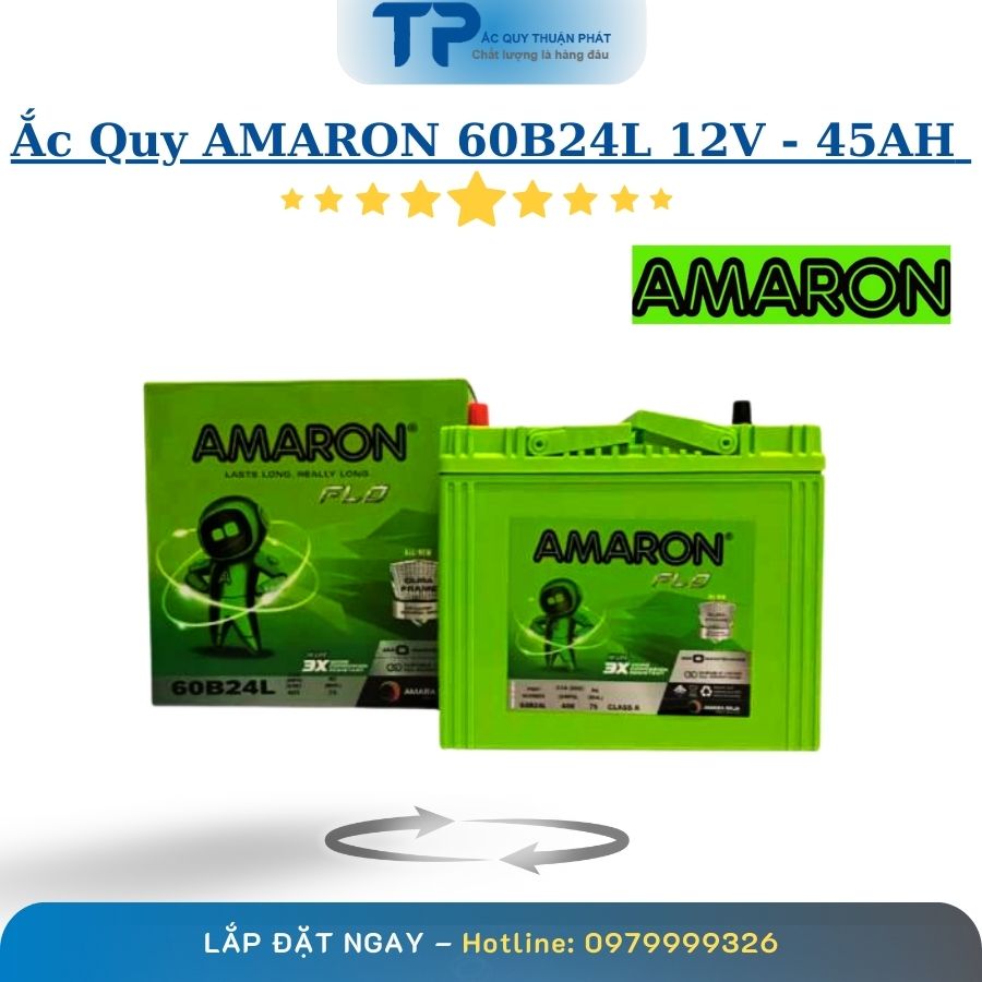 Ắc Quy AMARON 60B24L 12V - 45AH