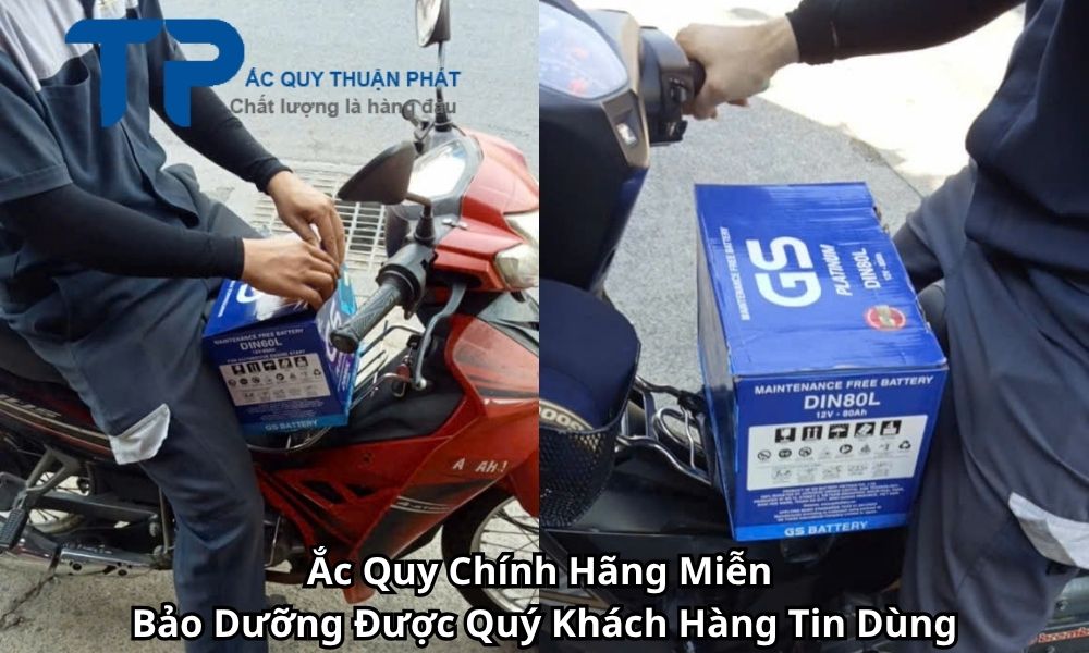 Ắc Quy Chính Hãng Miễn Bảo Dưỡng Được Quý Khách Hàng Tin Dùng