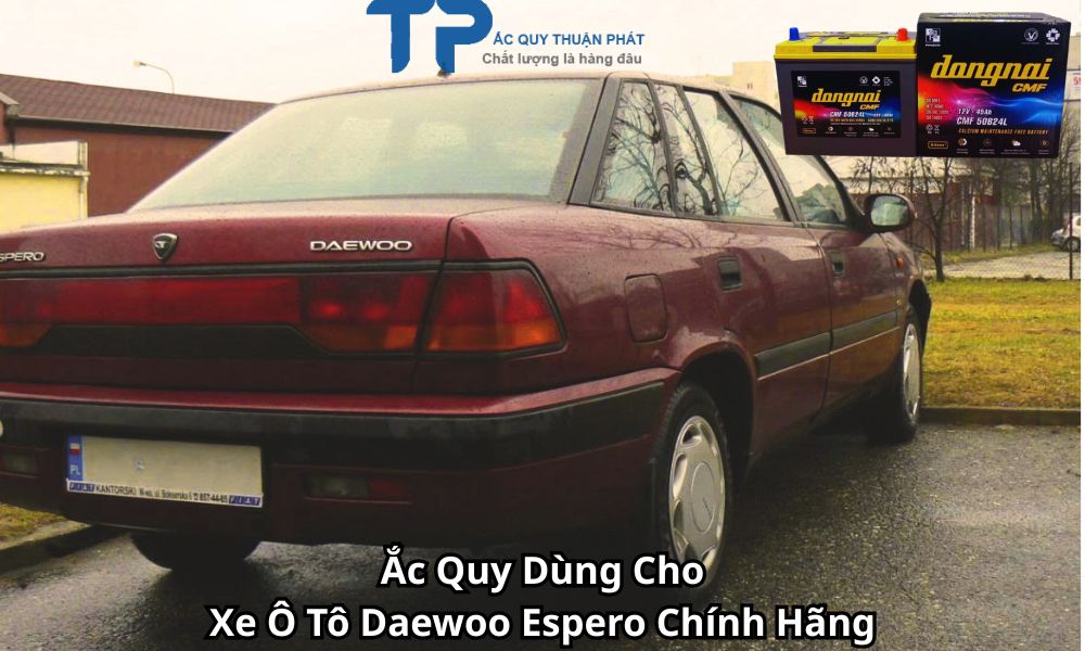 Ắc Quy Dùng Cho Xe Ô Tô Daewoo Espero Chính Hãng