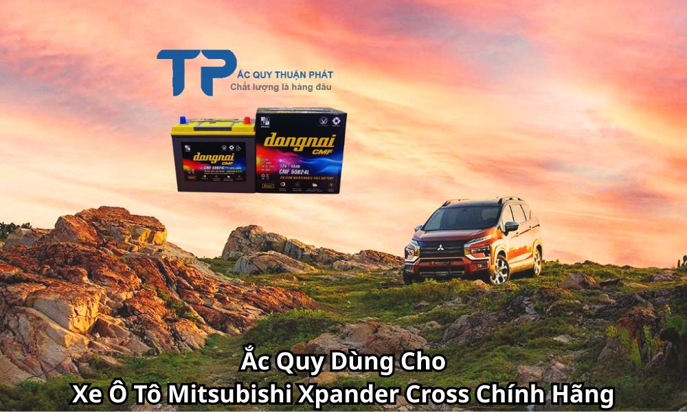 Ắc Quy Dùng Cho Xe Ô Tô Mitsubishi Xpander Cross Chính Hãng