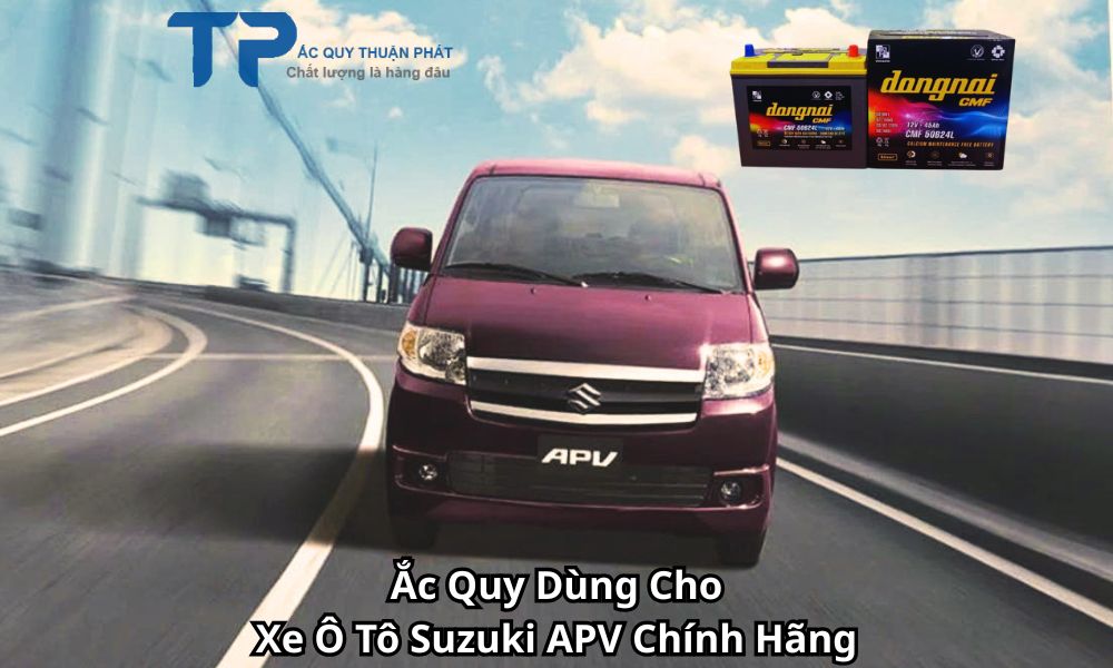 Ắc Quy Dùng Cho Xe Ô Tô Suzuki APV Chính Hãng