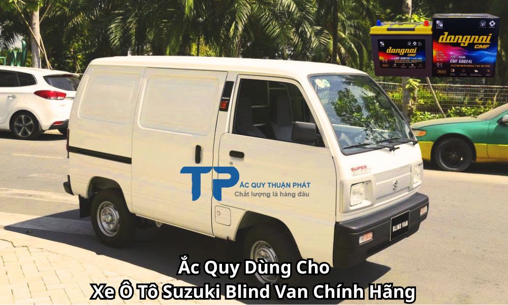 Ắc Quy Dùng Cho Xe Ô Tô Suzuki Blind Van Chính Hãng