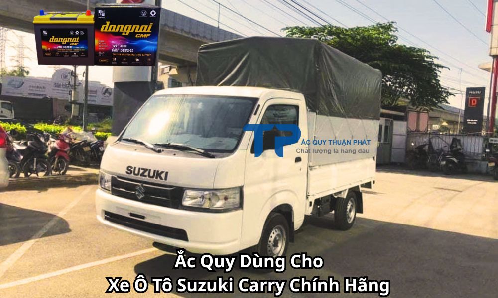Ắc Quy Dùng Cho Xe Ô Tô Suzuki Carry Chính Hãng