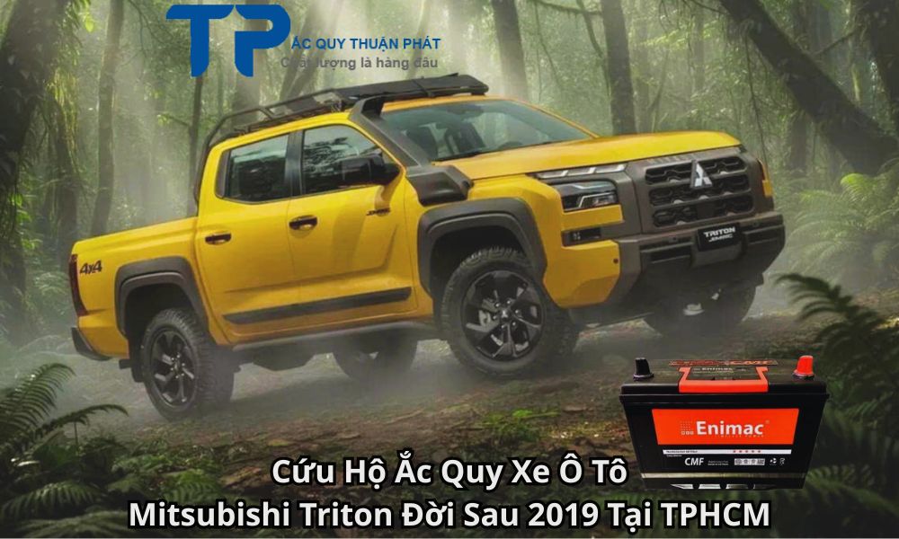 Cứu Hộ Ắc Quy Xe Ô Tô Mitsubishi Triton Đời Sau 2019 Tại TPHCM