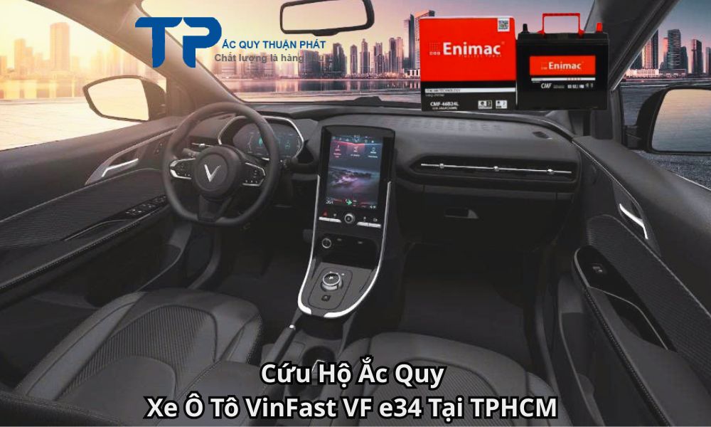 Cứu Hộ Ắc Quy Xe Ô Tô VinFast VF e34 Tại TPHCM