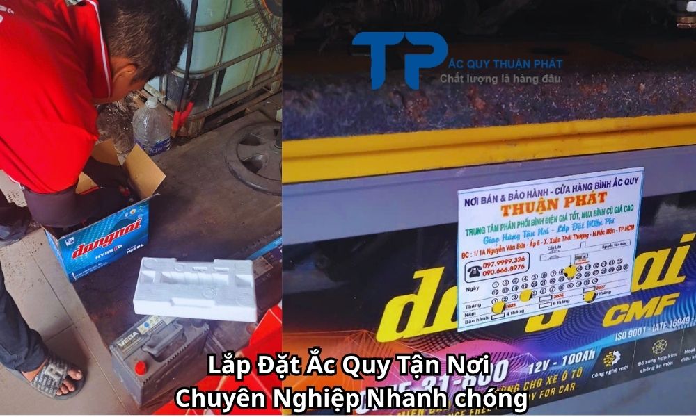 Lắp Đặt Ắc Quy Tận Nơi Chuyên Nghiệp Nhanh chóng