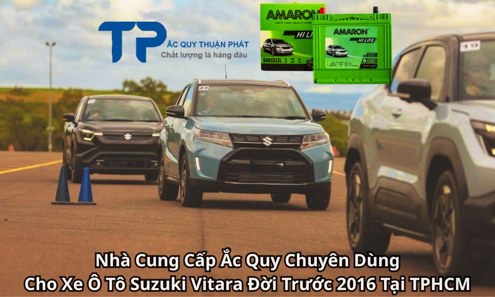 Nhà Cung Cấp Ắc Quy Chuyên Dùng Cho Xe Ô Tô Suzuki Vitara Đời Trước 2016 Tại TPHCM
