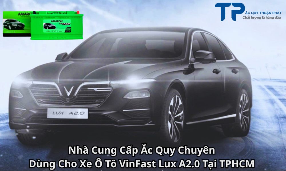 Nhà Cung Cấp Ắc Quy Chuyên Dùng Cho Xe Ô Tô VinFast Lux A2.0 Tại TPHCM