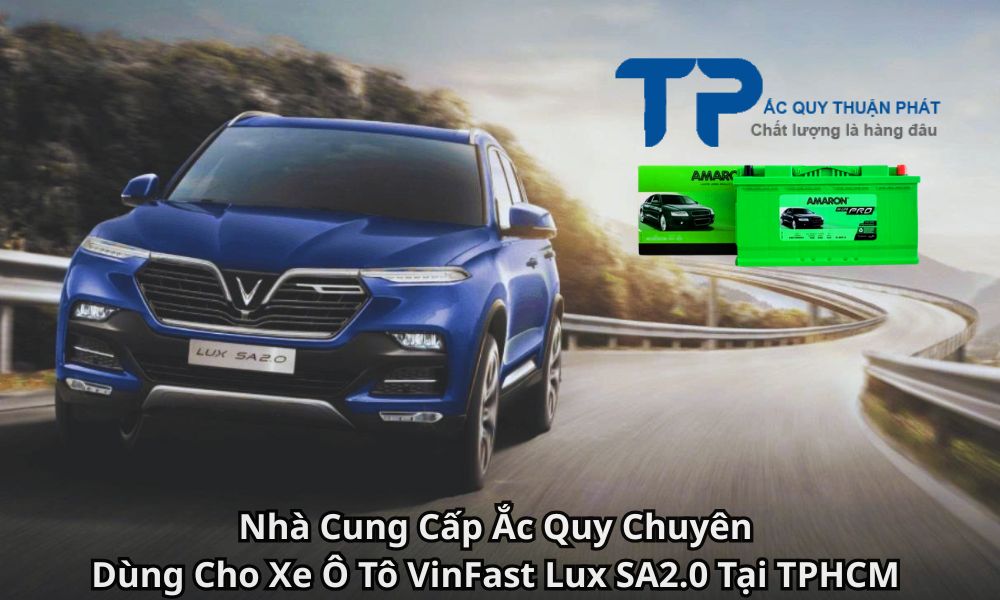 Nhà Cung Cấp Ắc Quy Chuyên Dùng Cho Xe Ô Tô VinFast Lux SA2.0 Tại TPHCM