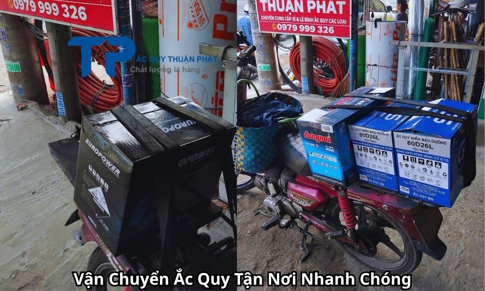 Vận Chuyển Ắc Quy Tận Nơi Nhanh Chóng