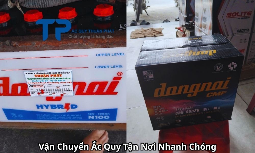 Vận Chuyển Ắc Quy Tận Nơi Nhanh Chóng