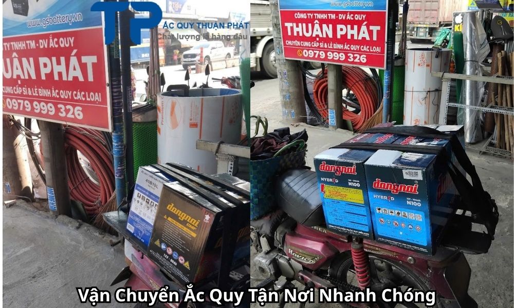 Vận Chuyển Ắc Quy Tận Nơi Nhanh Chóng