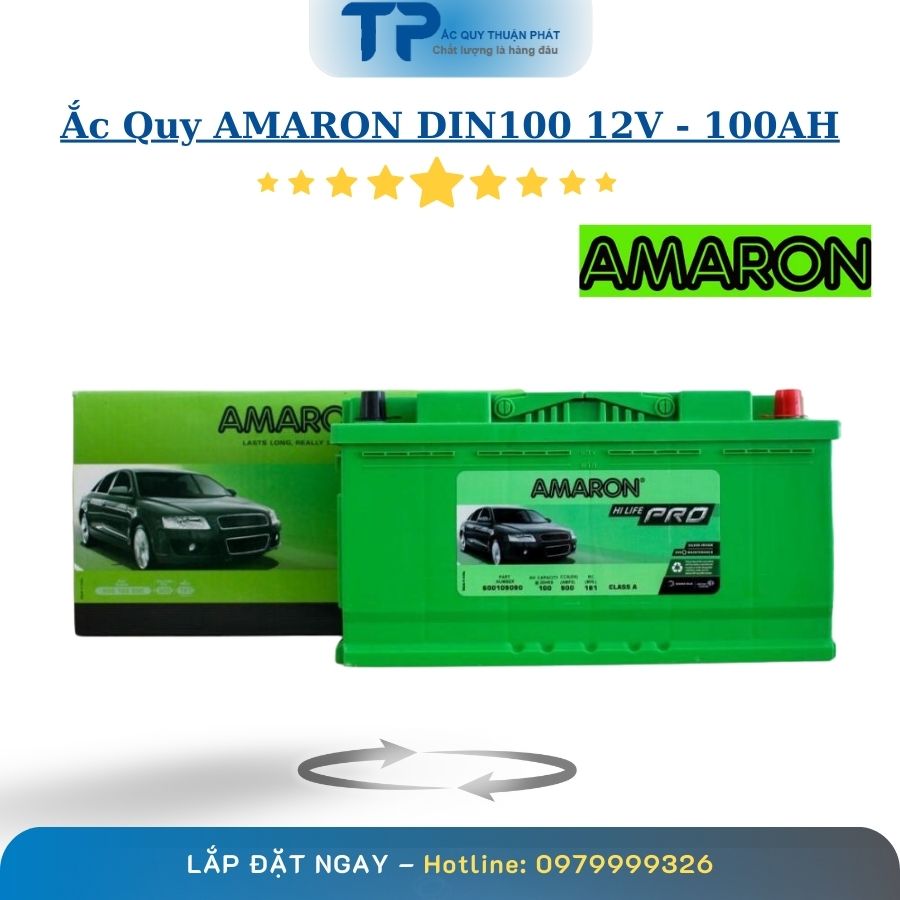 Ắc Quy AMARON DIN100 12V - 100AH