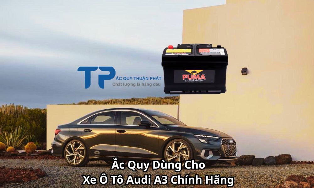 Ắc Quy Dùng Cho Xe Ô Tô Audi A3 Chính Hãng