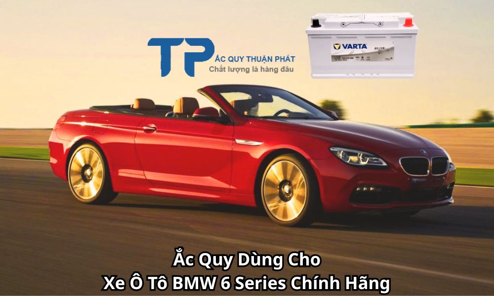 Ắc Quy Dùng Cho Xe Ô Tô BMW 6 Series Chính Hãng