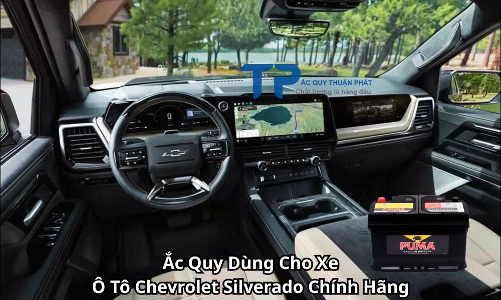 Ắc Quy Dùng Cho Xe Ô Tô Chevrolet Silverado Chính Hãng