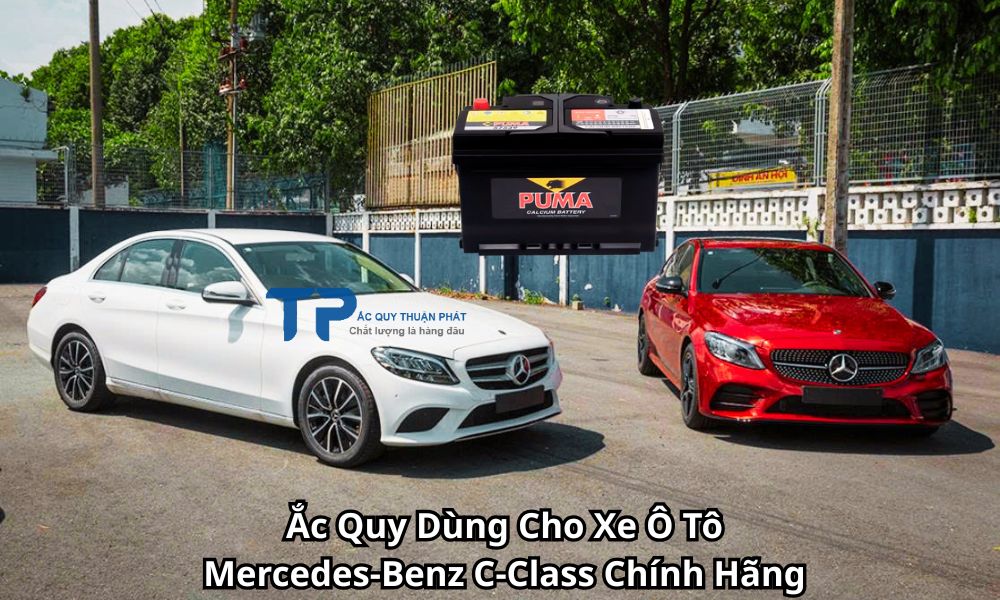 Ắc Quy Dùng Cho Xe Ô Tô Mercedes-Benz C-Class Chính Hãng