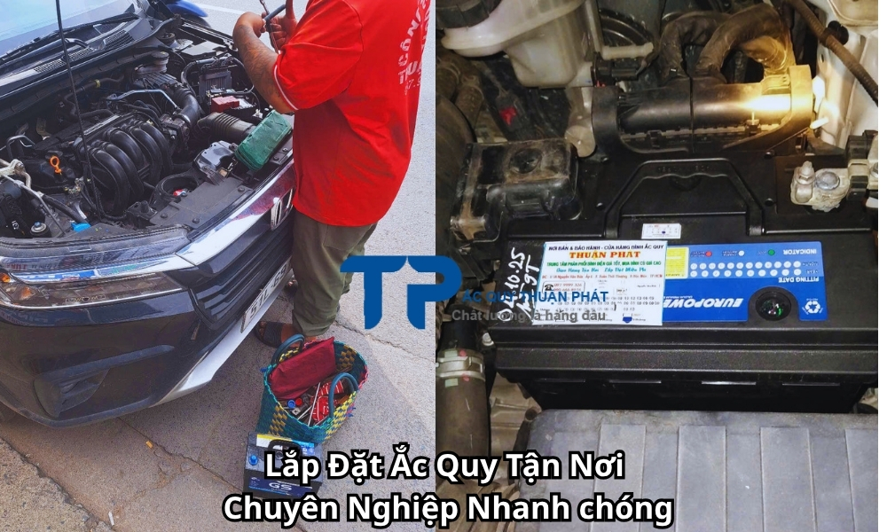 Lắp Đặt Ắc Quy Tận Nơi Chuyên Nghiệp Nhanh chóng