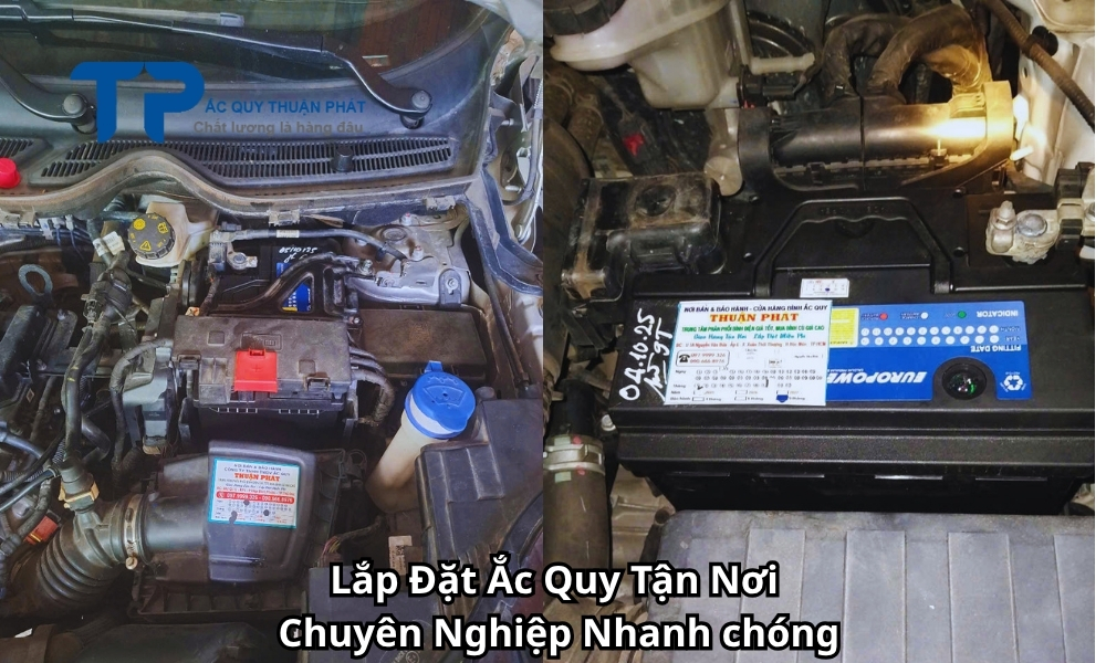 Lắp Đặt Ắc Quy Tận Nơi Chuyên Nghiệp Nhanh chóng