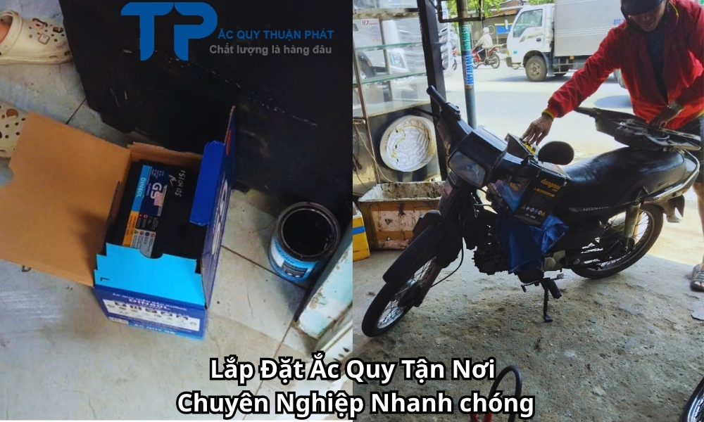 Lắp Đặt Ắc Quy Tận Nơi Chuyên Nghiệp Nhanh chóng