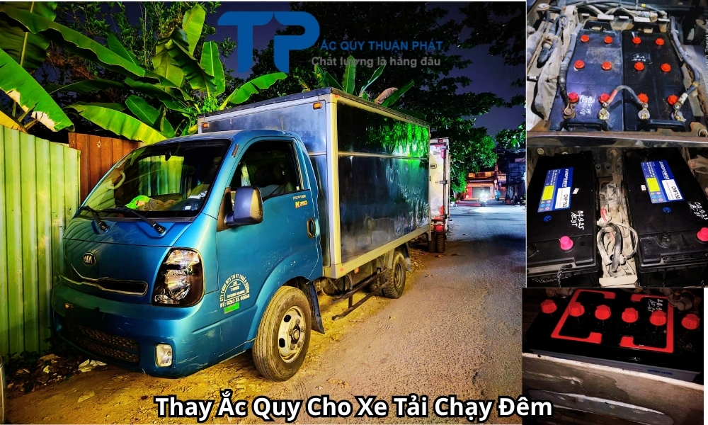 Thay Ắc Quy Cho Xe Tải Chạy Đêm