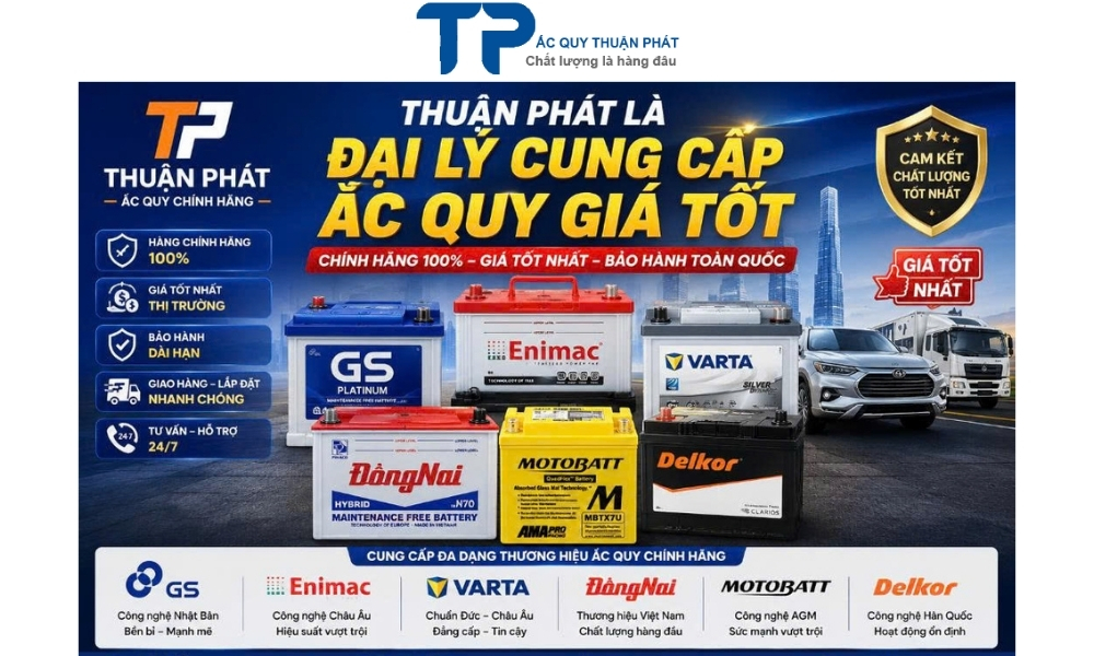 Thuận Phát Là Đại Lý Cung Cấp Ăc Quy Giá Tốt
