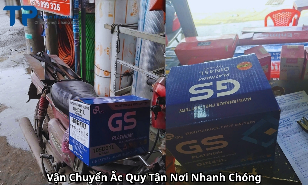 Vận Chuyển Ắc Quy Tận Nơi Nhanh Chóng