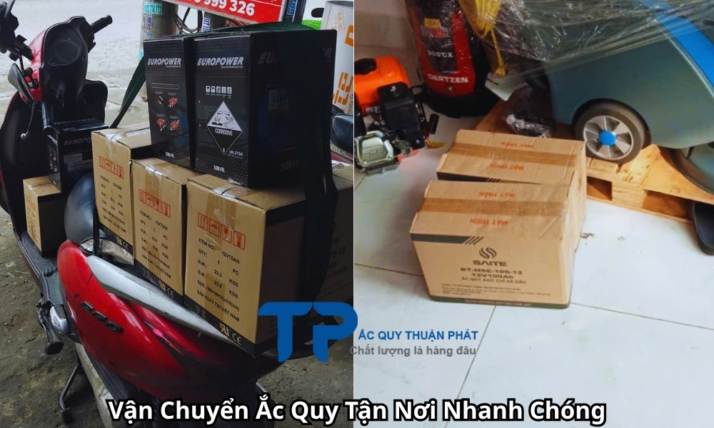 Vận Chuyển Ắc Quy Tận Nơi Nhanh Chóng