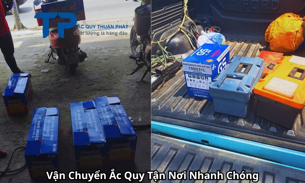 Vận Chuyển Ắc Quy Tận Nơi Nhanh Chóng