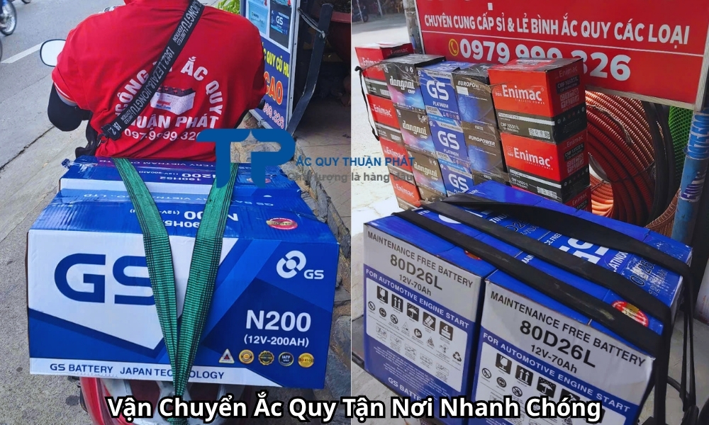 Vận Chuyển Ắc Quy Tận Nơi Nhanh Chóng