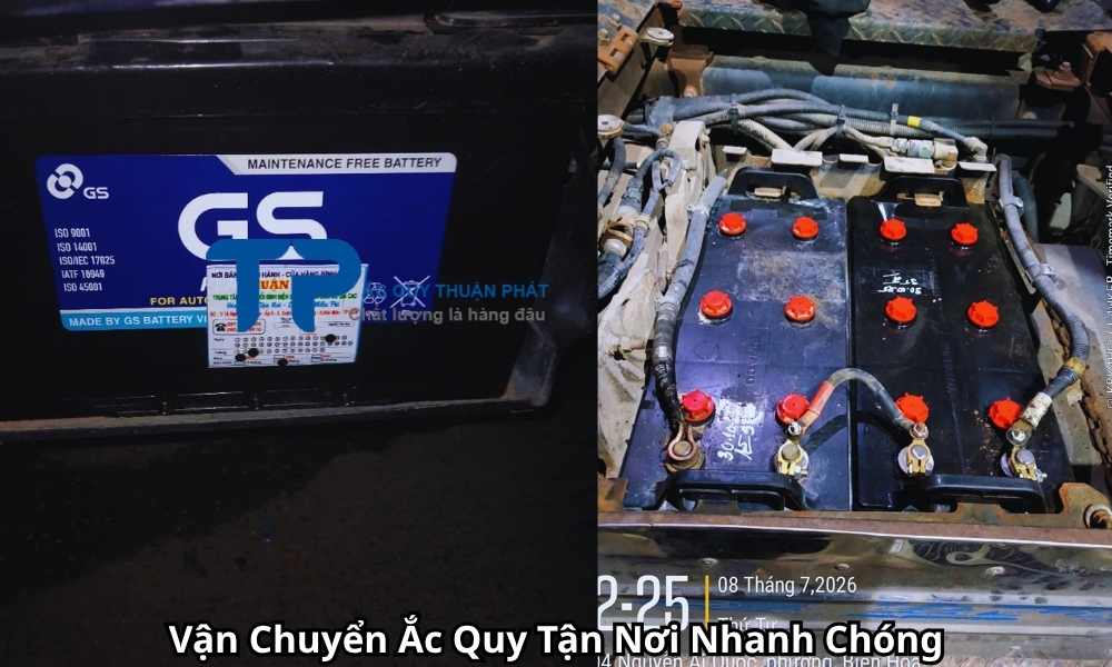 Vận Chuyển Ắc Quy Tận Nơi Nhanh Chóng