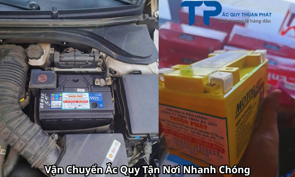 Vận Chuyển Ắc Quy Tận Nơi Nhanh Chóng