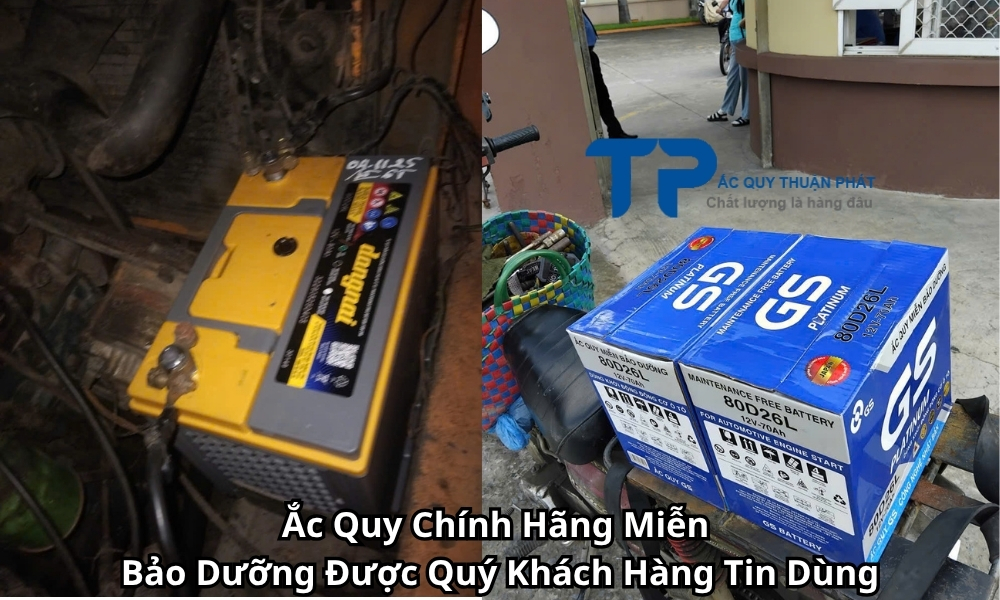 Ắc Quy Chính Hãng Miễn Bảo Dưỡng Được Quý Khách Hàng Tin Dùng