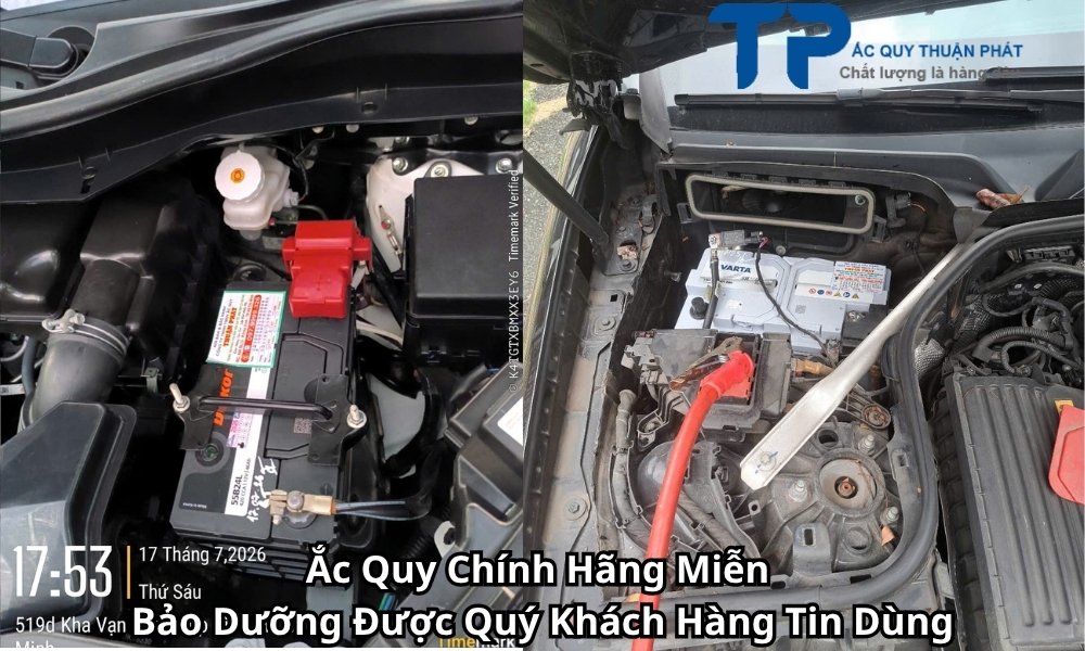Ắc Quy Chính Hãng Miễn Bảo Dưỡng Được Quý Khách Hàng Tin Dùng