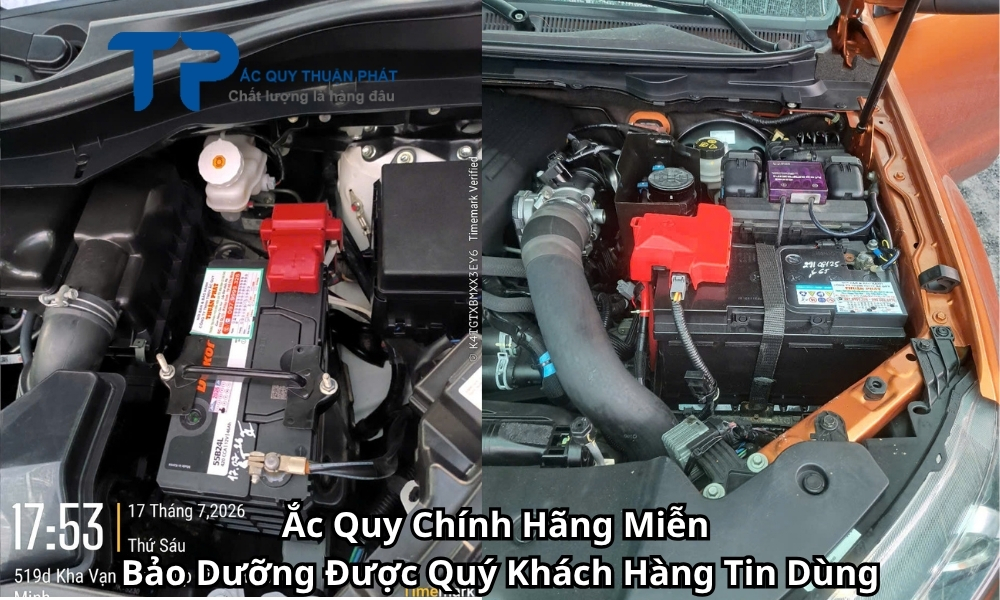 Ắc Quy Chính Hãng Miễn Bảo Dưỡng Được Quý Khách Hàng Tin Dùng