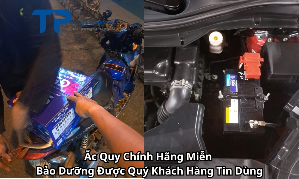 Ắc Quy Chính Hãng Miễn Bảo Dưỡng Được Quý Khách Hàng Tin Dùng
