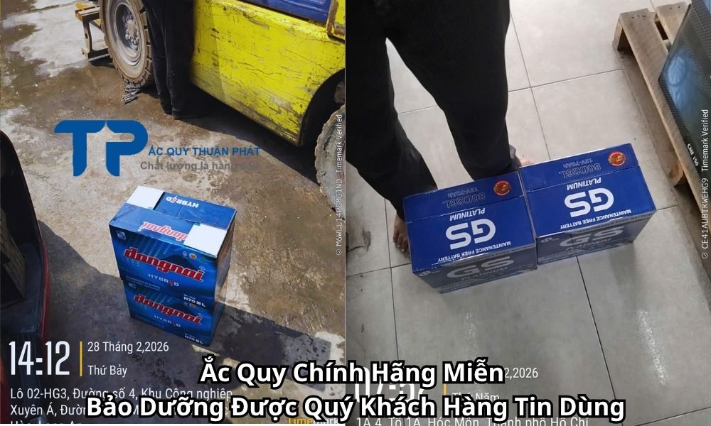 Ắc Quy Chính Hãng Miễn Bảo Dưỡng Được Quý Khách Hàng Tin Dùng