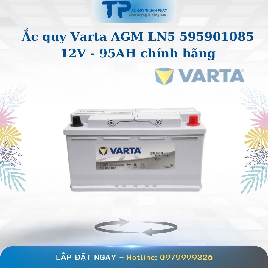 Ắc quy Varta AGM LN5 595901085 12V - 95AH chính hãng