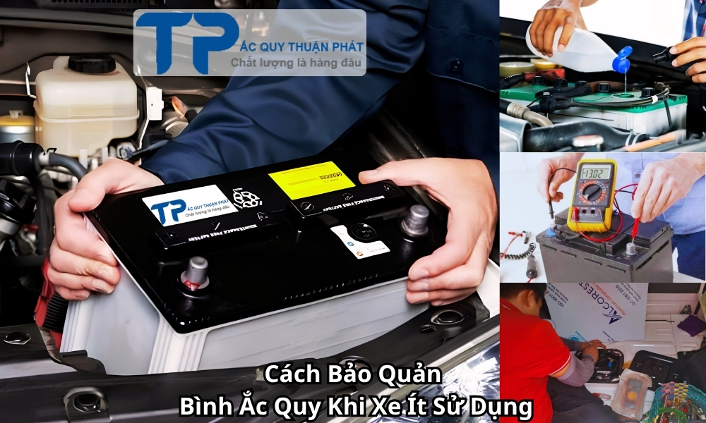 Cách Bảo Quản Bình Ắc Quy Khi Xe Ít Sử Dụng