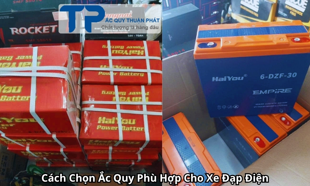 Cách Lựa Chọn Ắc QUy Phù Hợp CHo Xe Đạp ĐIện