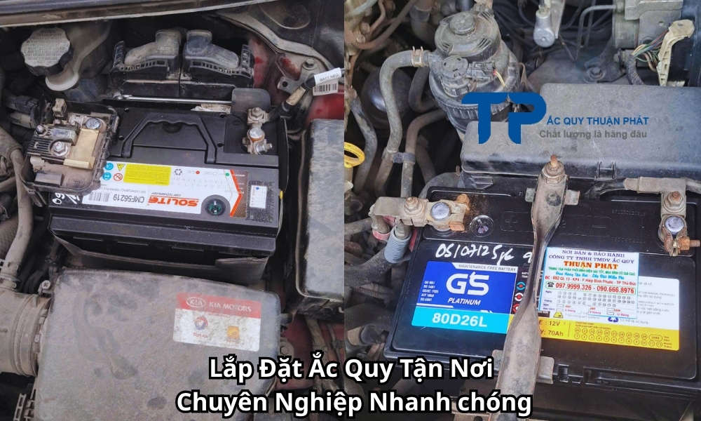 Lắp Đặt Ắc Quy Tận Nơi Chuyên Nghiệp Nhanh chóng
