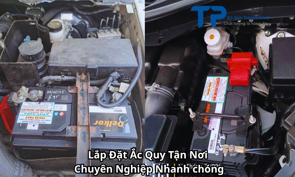 Lắp Đặt Ắc Quy Tận Nơi Chuyên Nghiệp Nhanh chóng