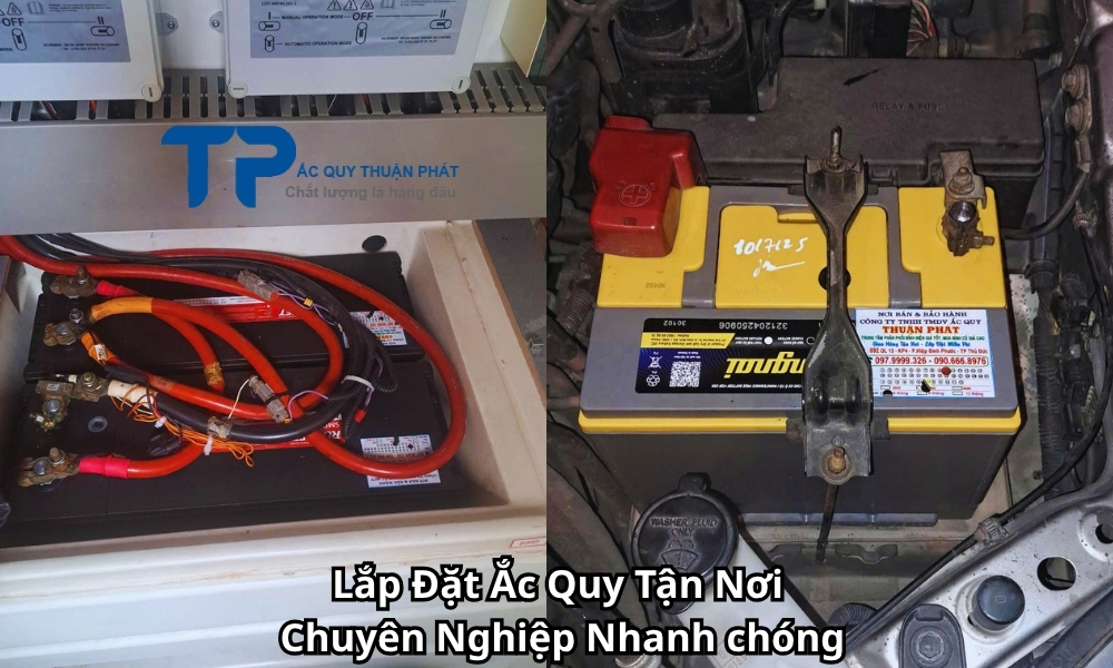 Lắp Đặt Ắc Quy Tận Nơi Chuyên Nghiệp Nhanh chóng