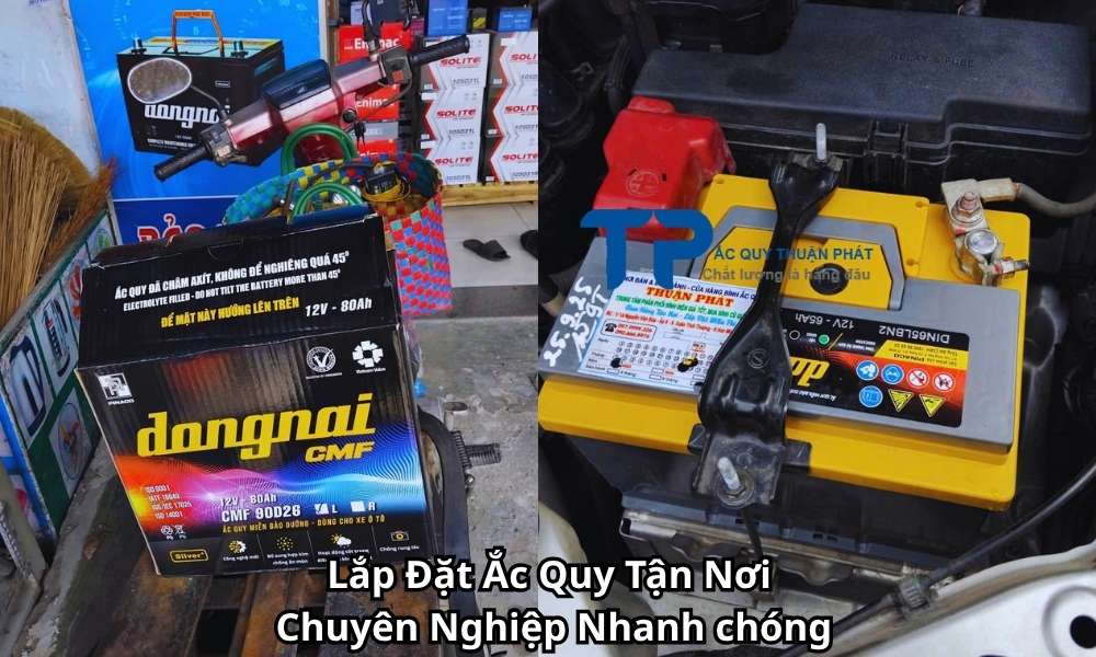 Lắp Đặt Ắc Quy Tận Nơi Chuyên Nghiệp Nhanh chóng