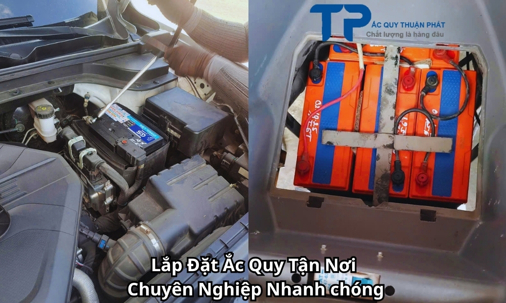 Lắp Đặt Ắc Quy Tận Nơi Chuyên Nghiệp Nhanh chóng