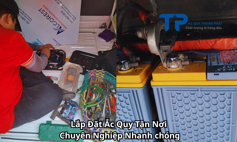 Lắp Đặt Ắc Quy Tận Nơi Chuyên Nghiệp Nhanh chóng